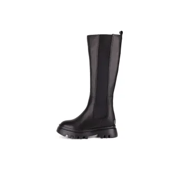 IiJin Knee-High Chelsea Boots Women's Black