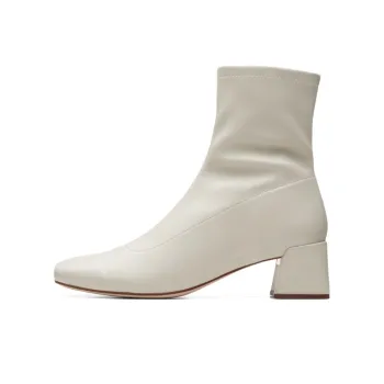 Clarks Ankle Boots Women's White