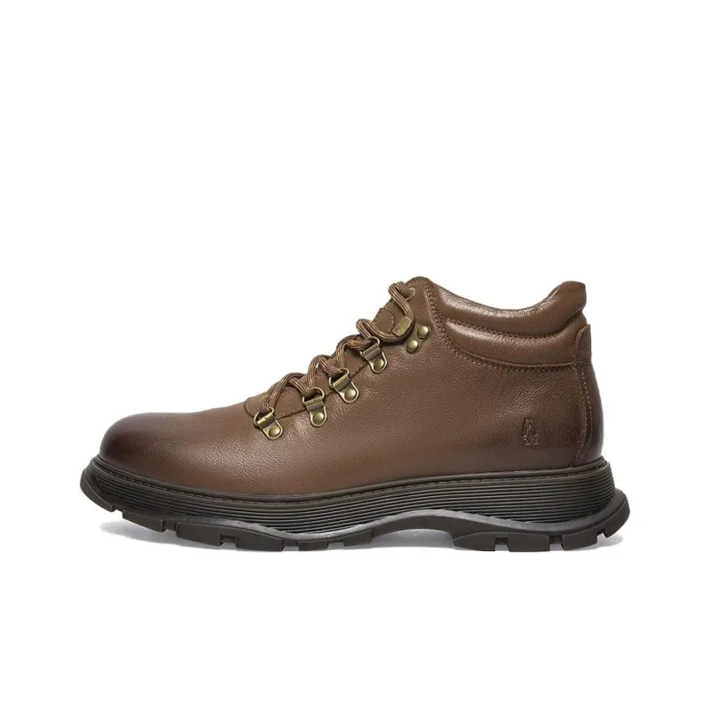 Hush Puppies Ankle Boots Men Black/Camel-4