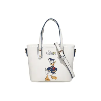 Disney Donald Duck Series PU Crossbody Bag, Shoulder Bag, Handbag Regular Women's White