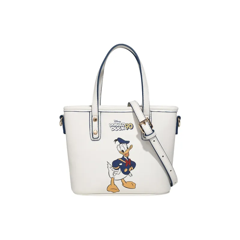 Disney Donald Duck Series PU Crossbody Bag, Shoulder Bag, Handbag Regular Women's White-0