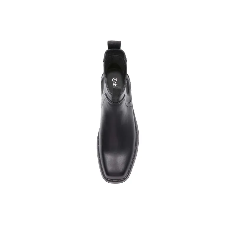 Cabbeen Advanced Niche Crew Chelsea Boots Men's Black Romantic Confessions-3