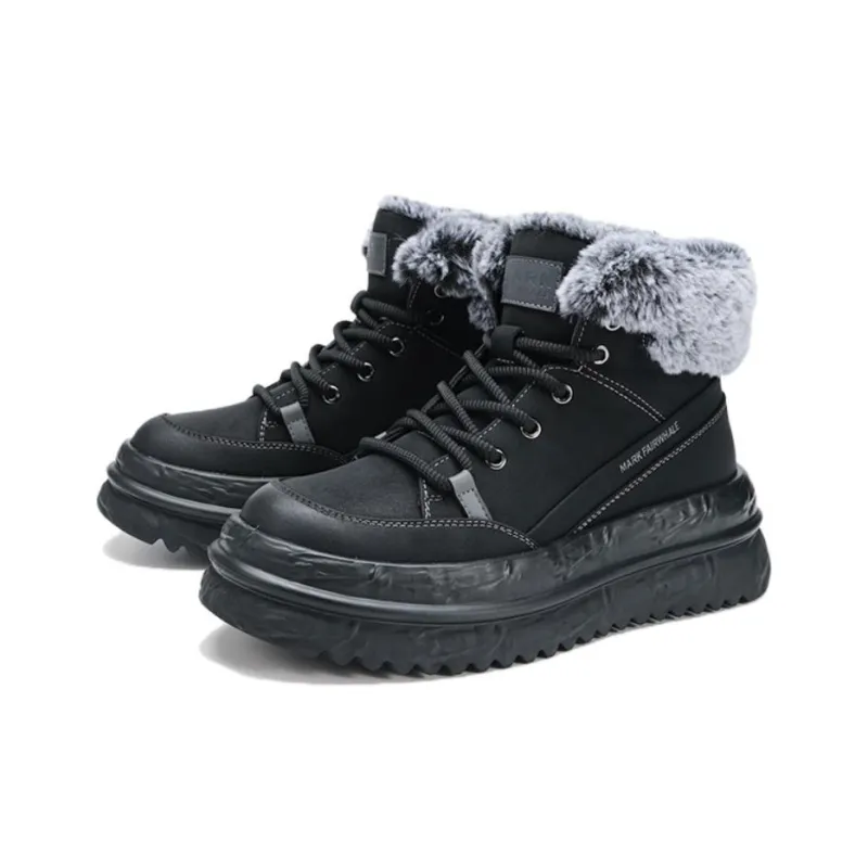 FAIRWHALE Elegant Paddle Boots Ankle Boots Men's-1