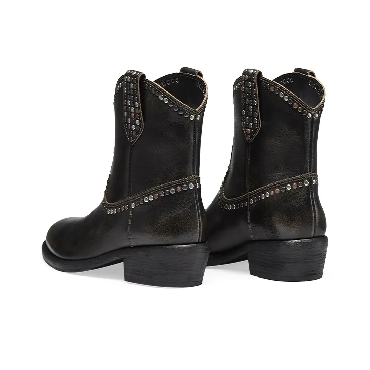 ASH Ankle Boots Women's Black-3