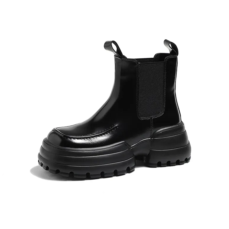 MIS. DANNY Short Chelsea Boots 6.5cm Women's Black-1