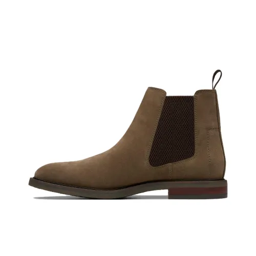 Clarks Chelsea Boots Men's Camel