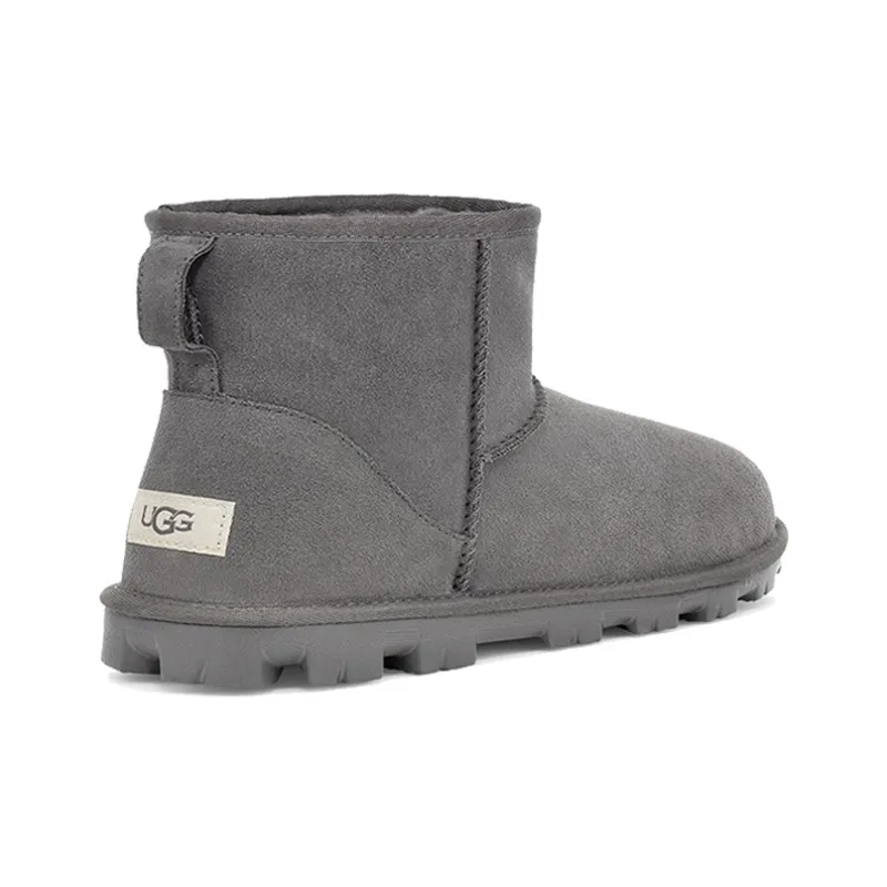 UGG Essential Mini Classic Fleece Lined Gray Women's-3