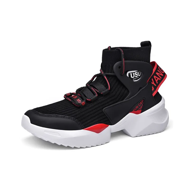 Jerden Smith Slip Resistant, Breathable, Lightweight High Top Chunky Sneakers Unisex-27