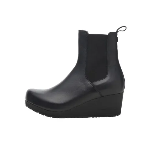 Birkenstock Short Chelsea Boots 4cm Women's Black