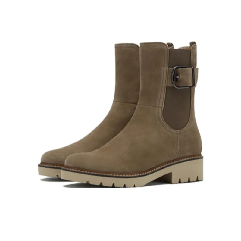 Gabor Short Chelsea Boots 2.5cm Women's Umber-2