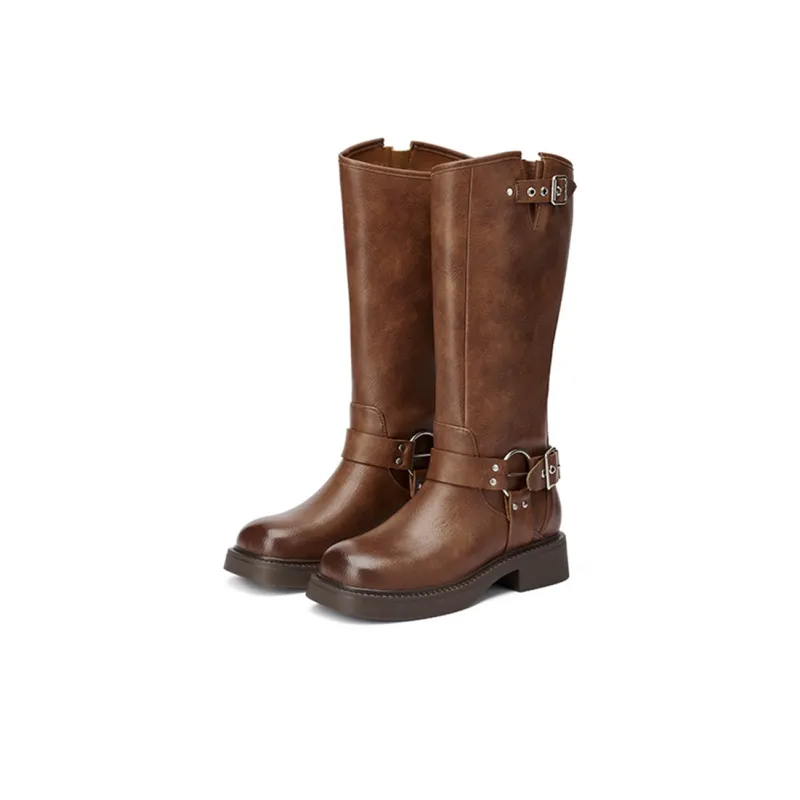 GEMEIQ Knee high Boots 4cm Women's-8