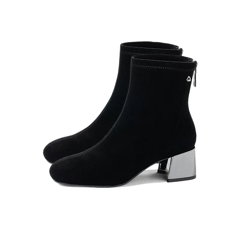 COMELY Ankle Boots Women's Black/Ecru-11