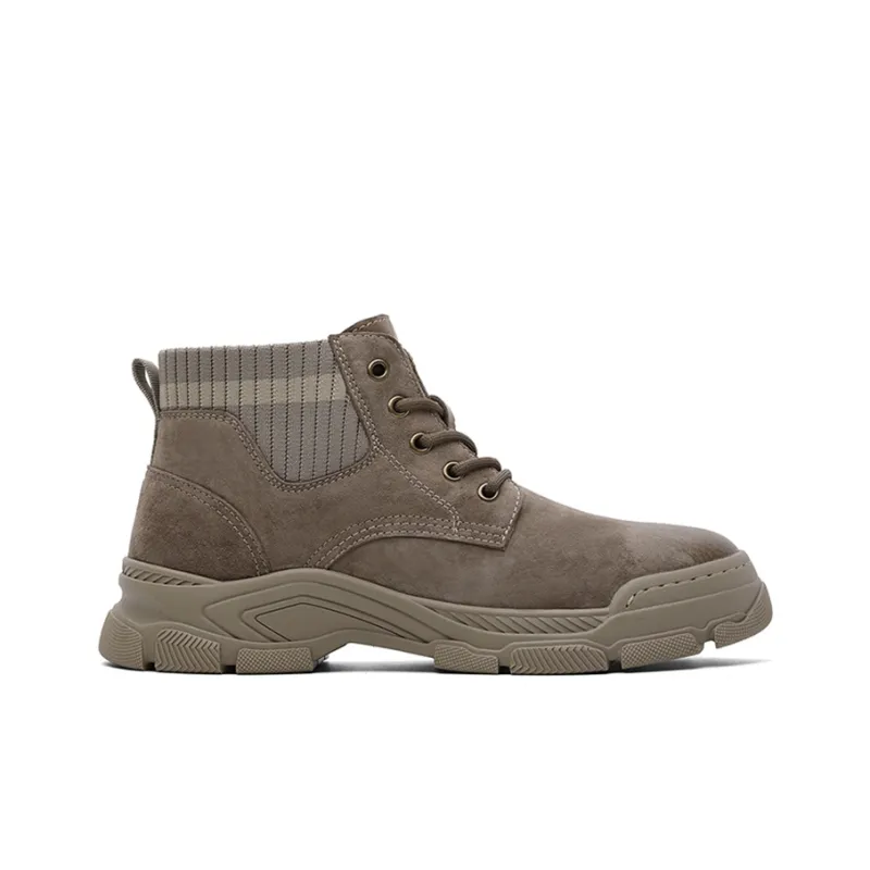 Dickies Breathable Wear Resistant Slip Resistant Short Outdoor Boots Men's Camel-1