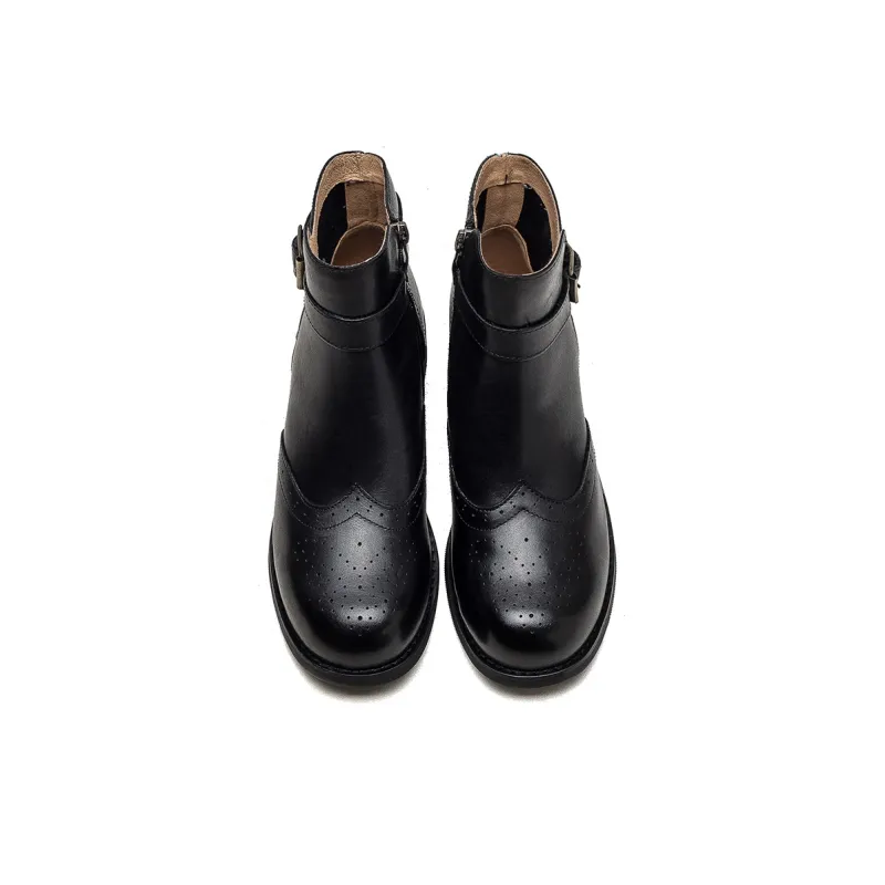Jay Ankle Boots Women's Brown/Black-7