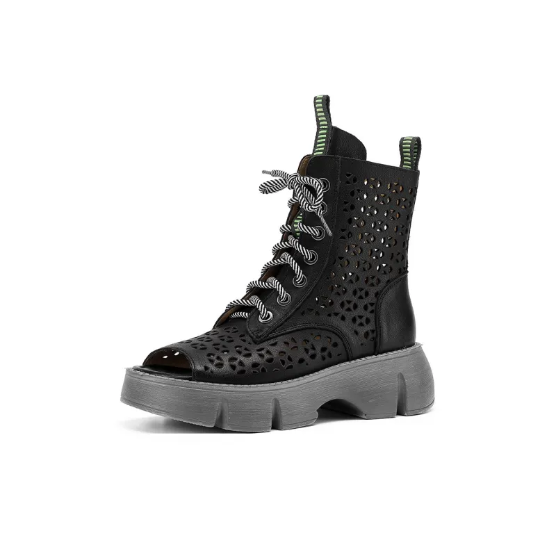 PIERCE GENTRY Ankle Boots 5.5cm Women's-1