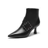 [Soft Cow Leather]Black
