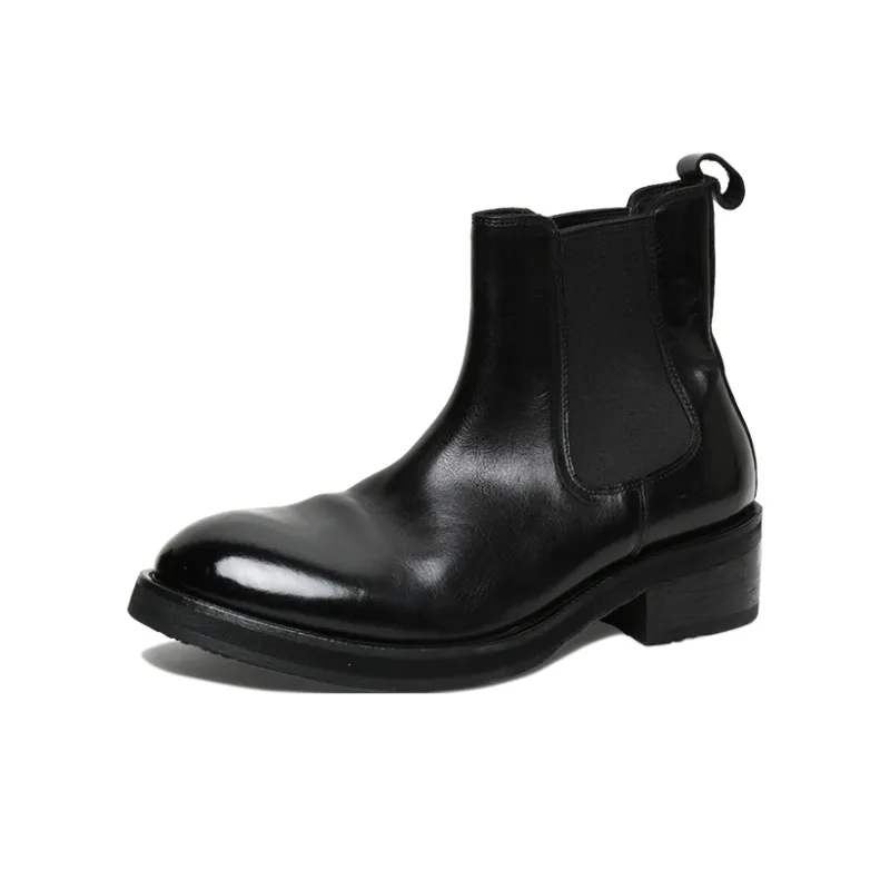 SAINTNJORD Short Chelsea Boots Men's Black-0