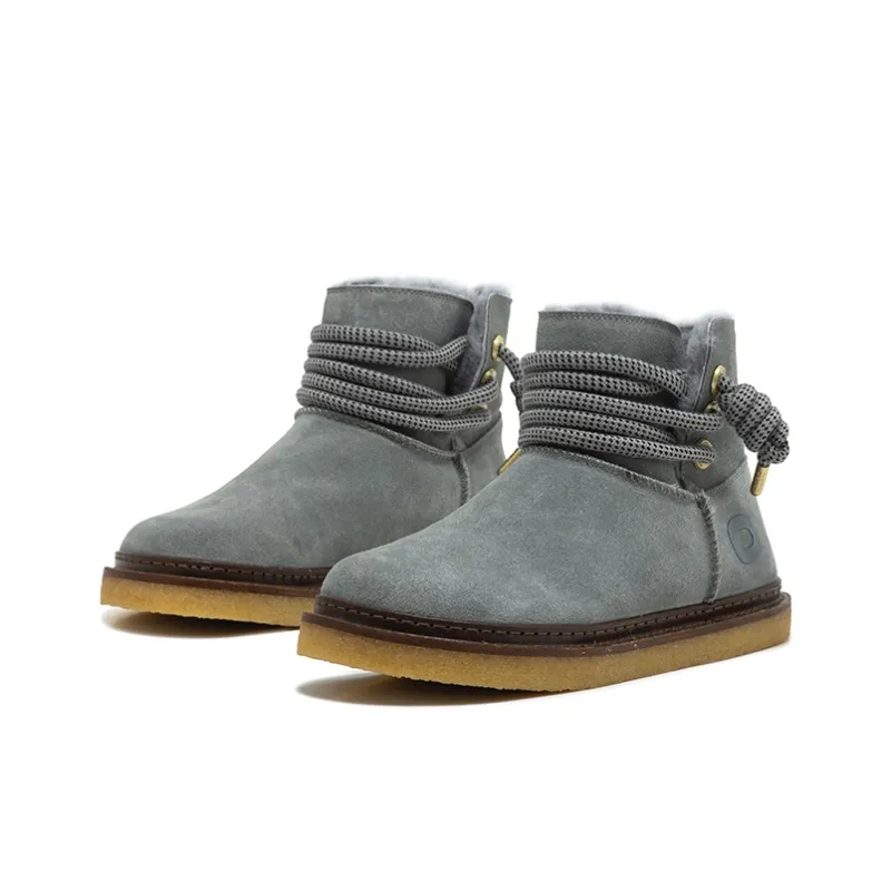 OETZI Crew Snow Boots Unisex Dark Gray-1