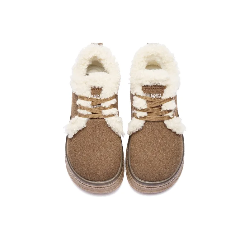 MEXICAN Warm And Wear Resistant Ankle Length Snow Boots Women's-4
