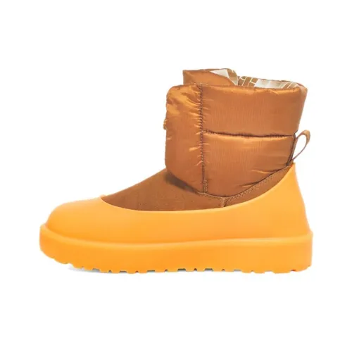 UGG Warm Slip Resistant Short Snow Boots Women's Chestnut