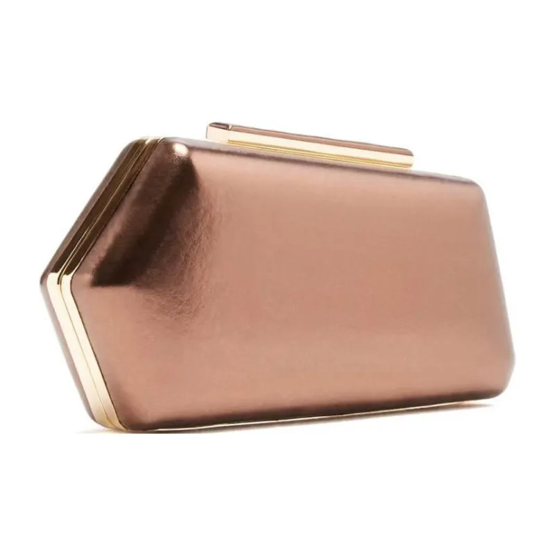 GUESS Metal One Shoulder Crossbody Clutches Regular Women's Bronze-1
