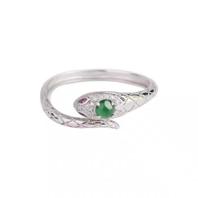 Yufujin Ice Type Jadeite Rings Unisex-0