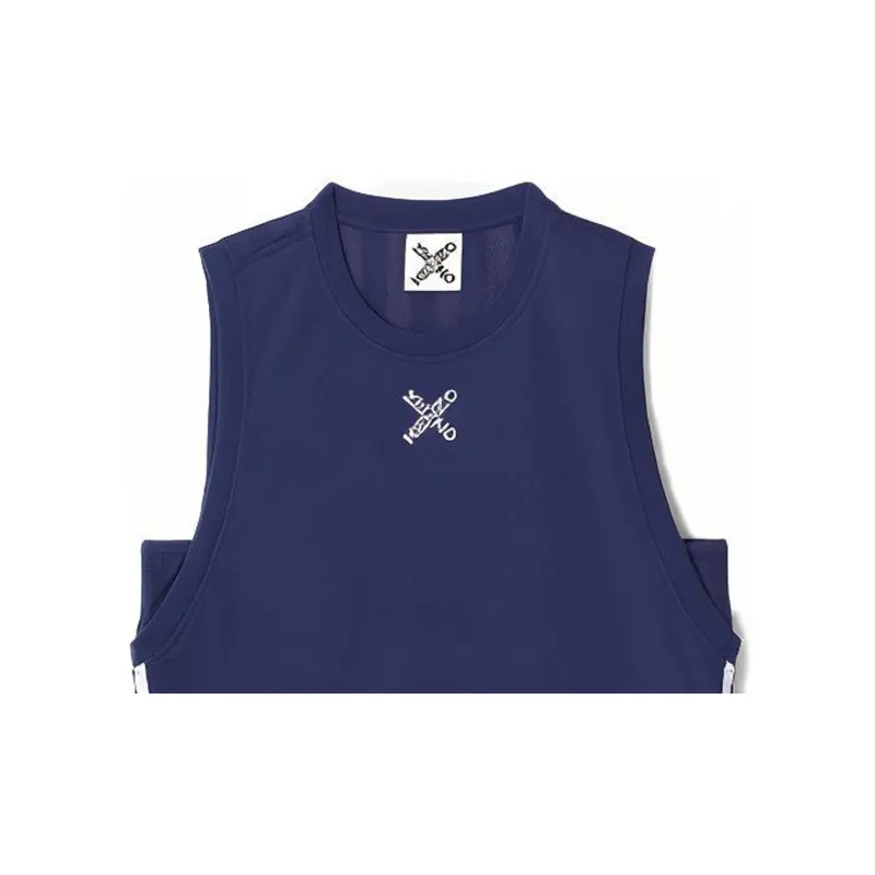 KENZO Sleeveless Dresses Women's Blue-4