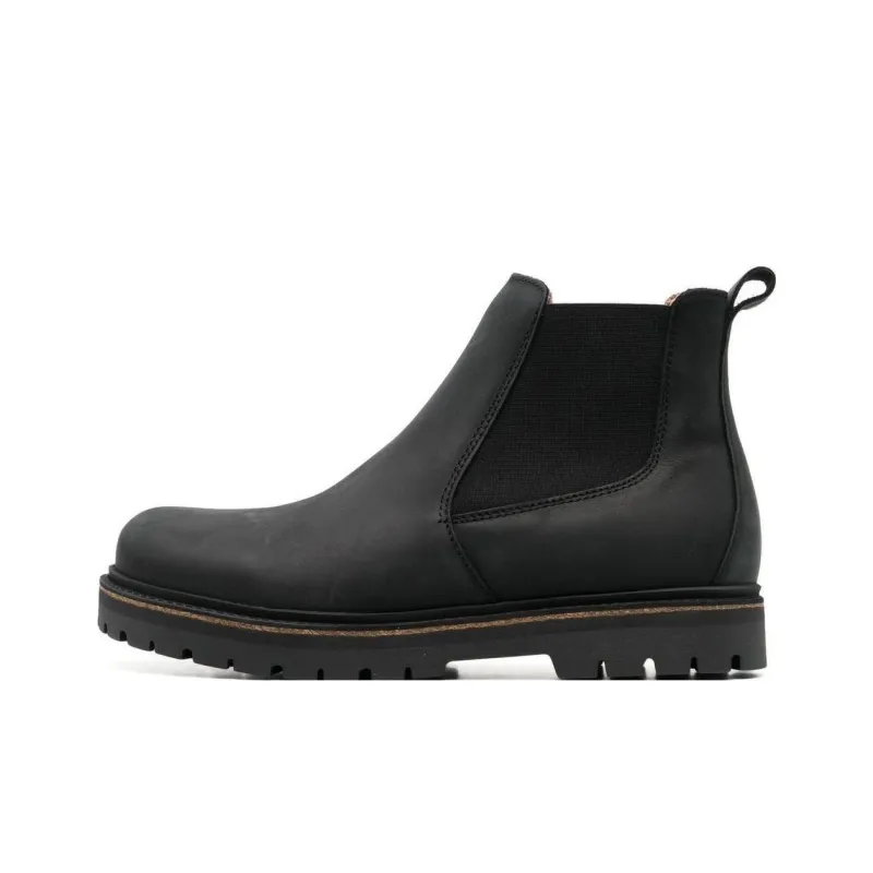 Birkenstock Stalon Natural Leather Nubuck 'Black'-0