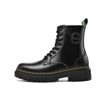 Qiandongmeili Short Martin Boot Black