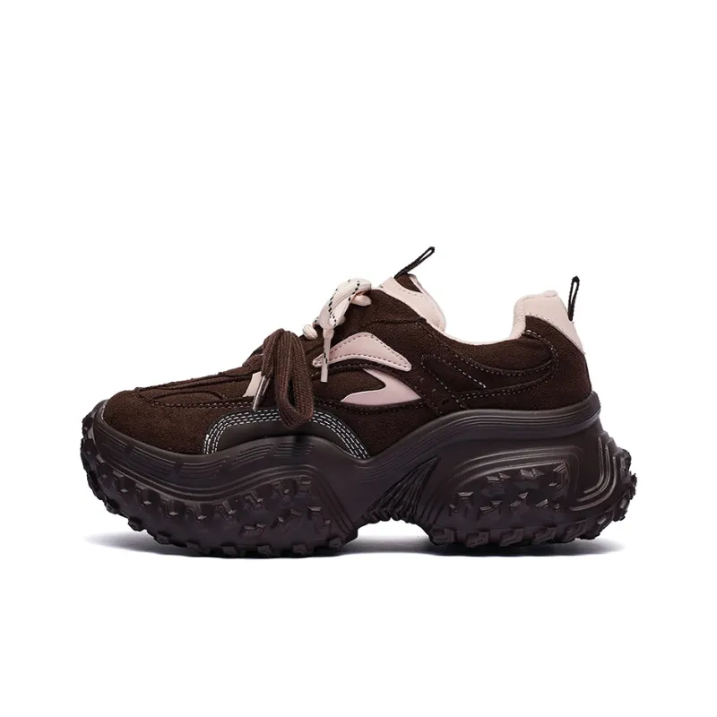 FCS Anti Slip And Wear Resistant Warm Low Top Chunky Sneakers Women's-7
