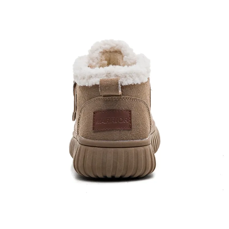 Warrior Wear Resistant Coverage Warm Short Snow Boots Women's Brown-4