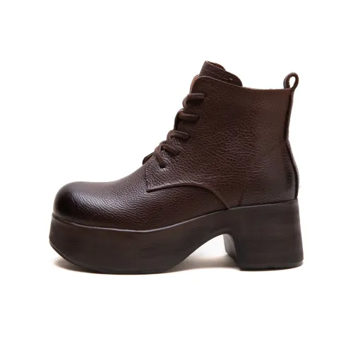 Jay Ankle Boots Women's Brown/Black