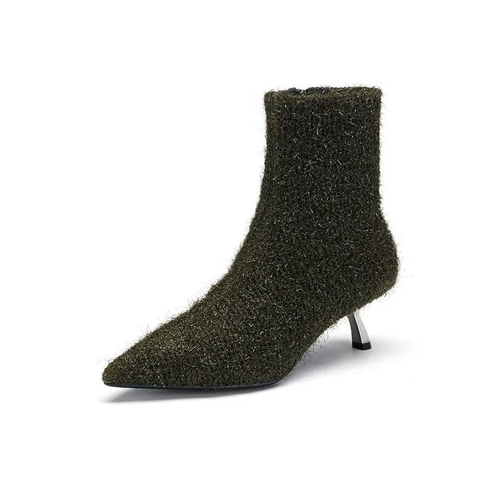 73Hours Green Forest Ankle Boots 5.5cm Women's-6