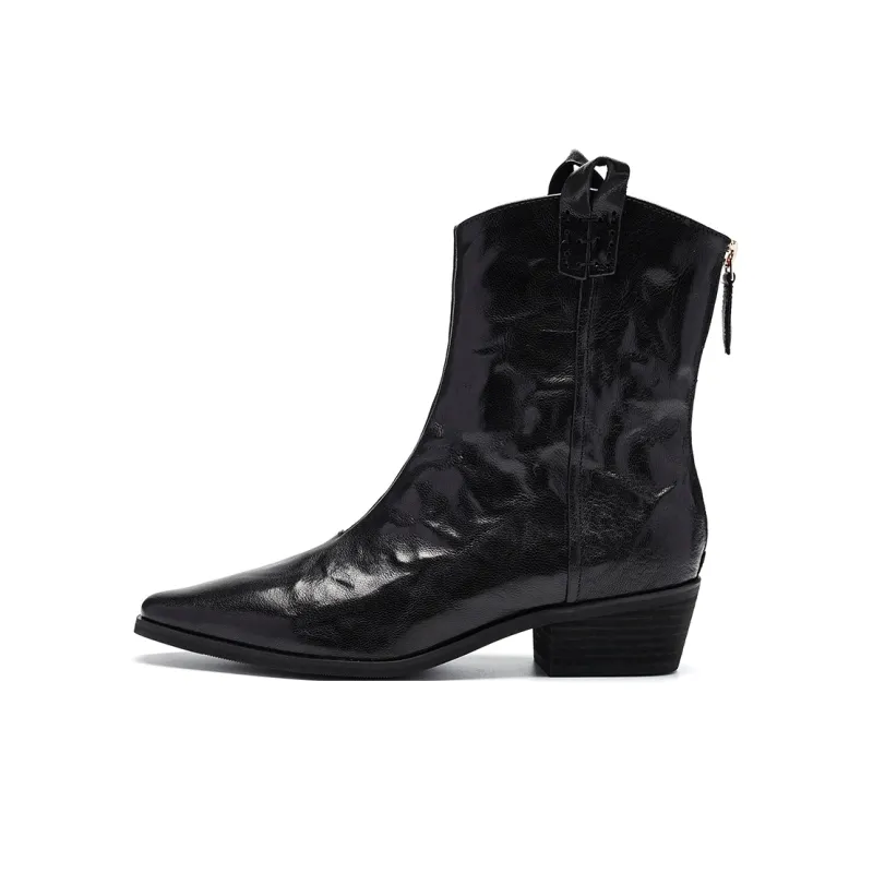 EBLAN Ankle Boots Women's Black-0