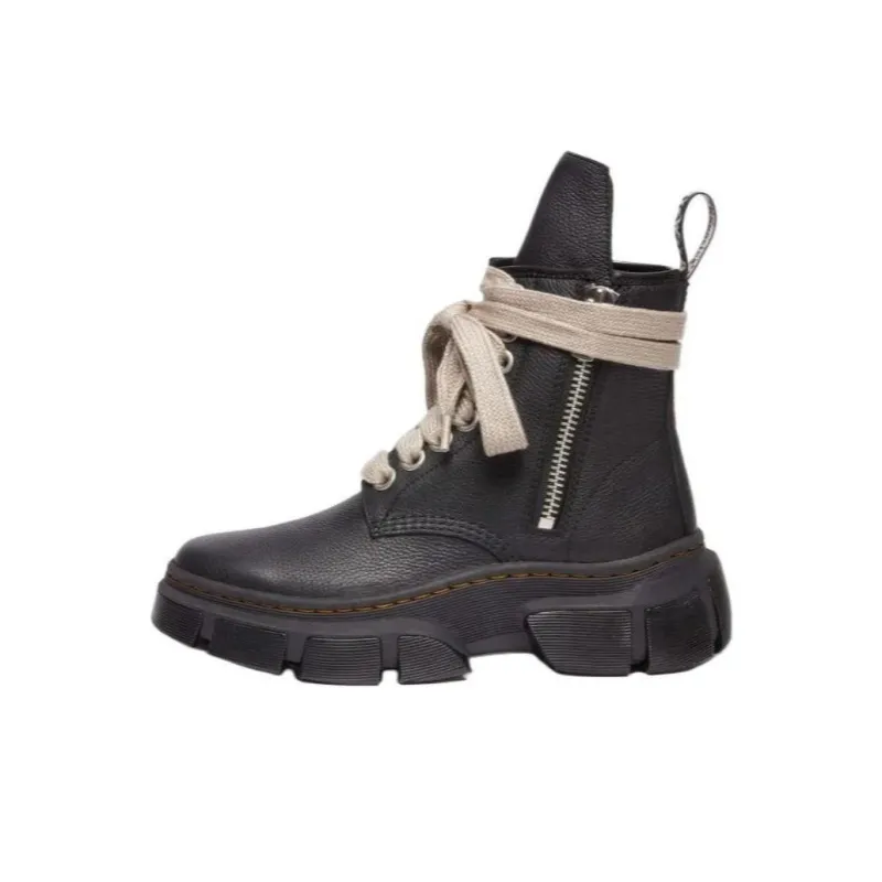 Dr.Martens X Rick Owens 1460 Dmxl Jumbo Lace Boots 'Black Beige'-0