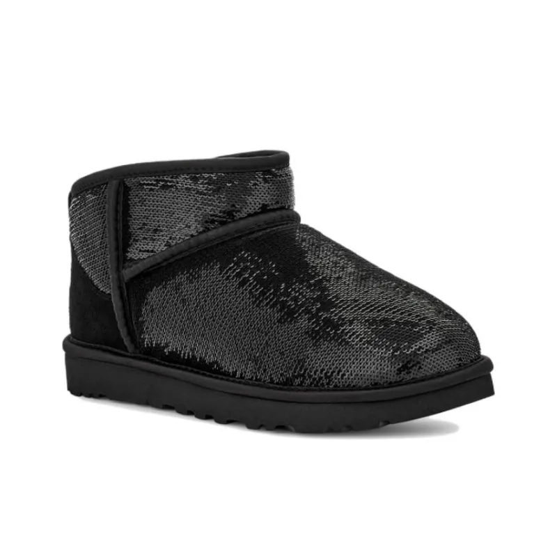 UGG Classic Ultra Mini Boot Mirror Ball Black Women's-2