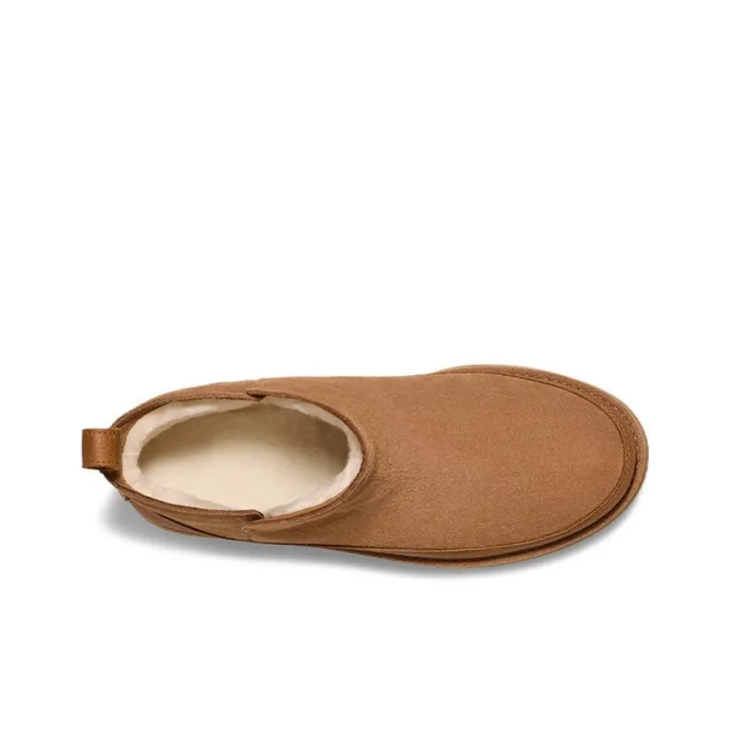 UGG Warm And Wear Resistant Short Snow Boots Women's Chestnut-4