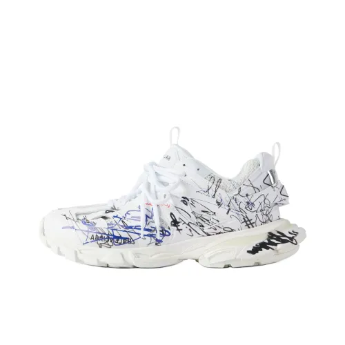 Balenciaga Track 1.0 Low Top Casual Shoes Men's White