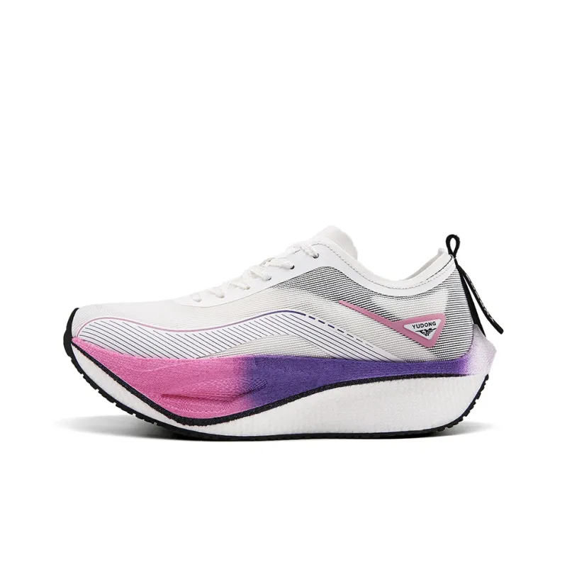 YUDONG Running Shoes Men Low Top White Purple-0