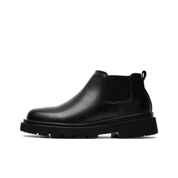 GZZ Short Chelsea Boots Men's Black