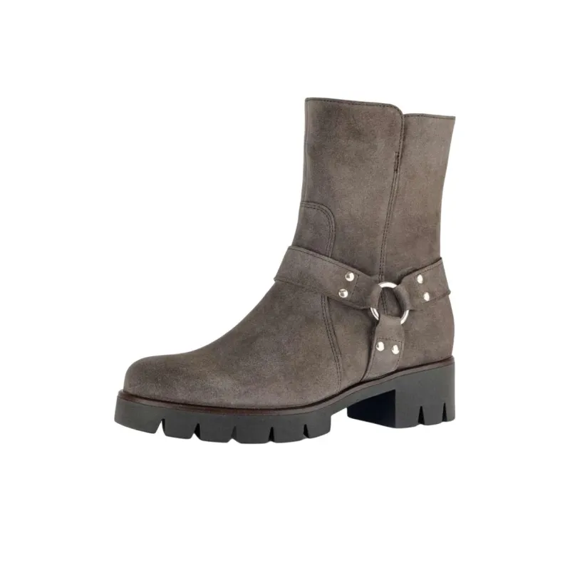 Gabor Ankle Boots Women's Gray Brown-2