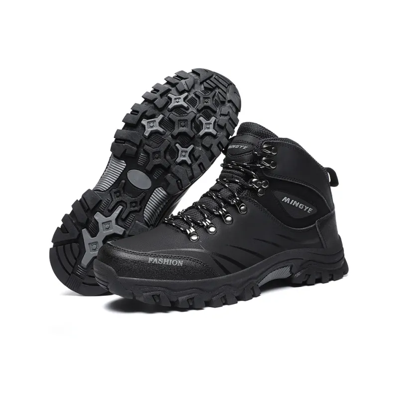 MUSNODO Thermal Cushioning Slip Resistant Short Snow Boots Men's-2