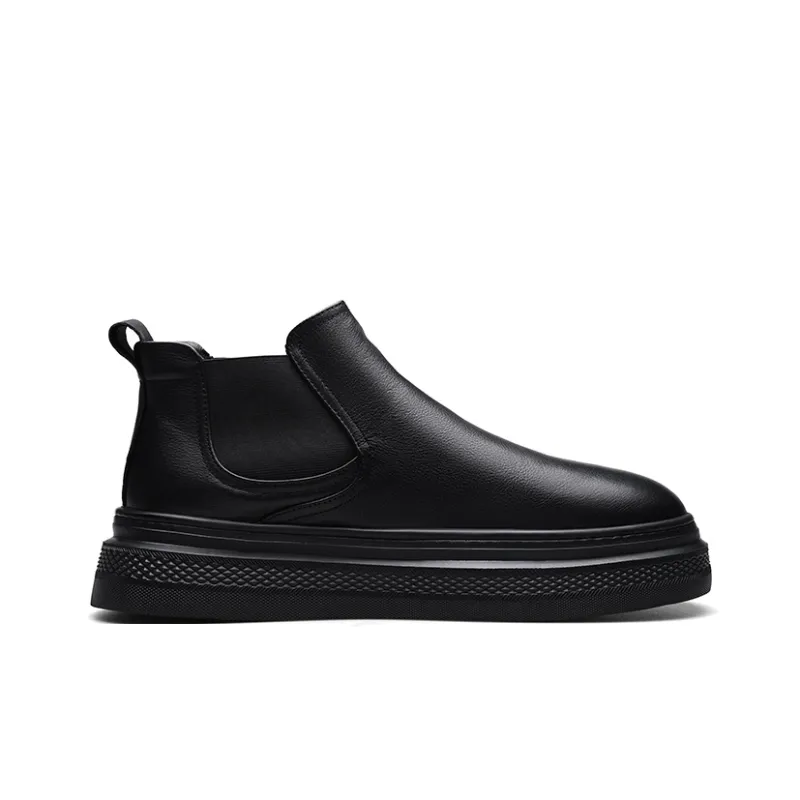 PARDASAUL Short Chelsea Boots Men's Black-6