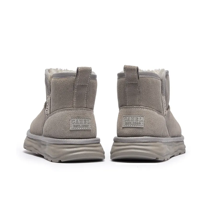 CAMEL Warm And Wear-Resistant Short Snow Boots Men's-6