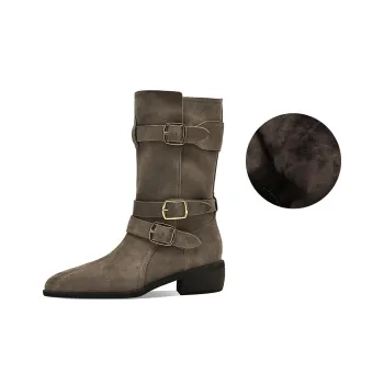 BOERDIQI Cavalier Boots Ankle Boots 4.4cm Women's