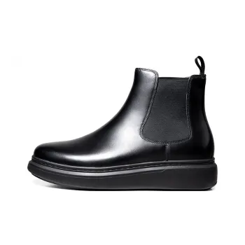 THOM WILLS Short Chelsea Boots Men's Black