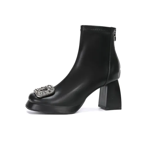 Zubumei Ankle Boots 7CM Women's