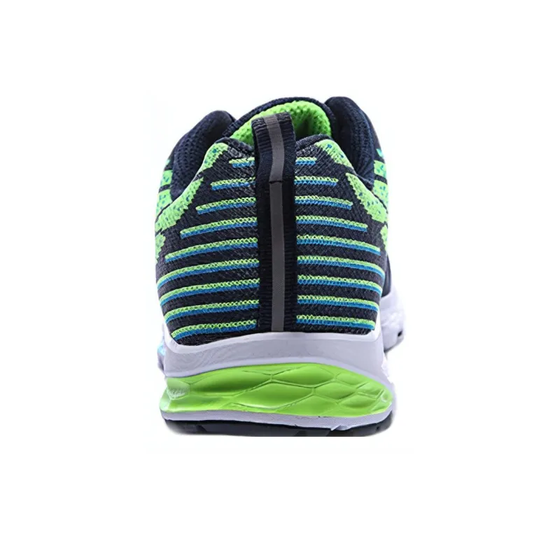 XTEP Power Nest Cushioning Wear Resistant Low Top Running Shoes Men's Blue Green-3