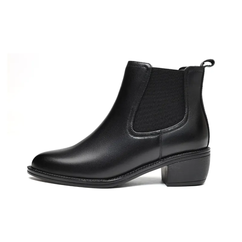 EBLAN Short Chelsea Boots Women's Black-0