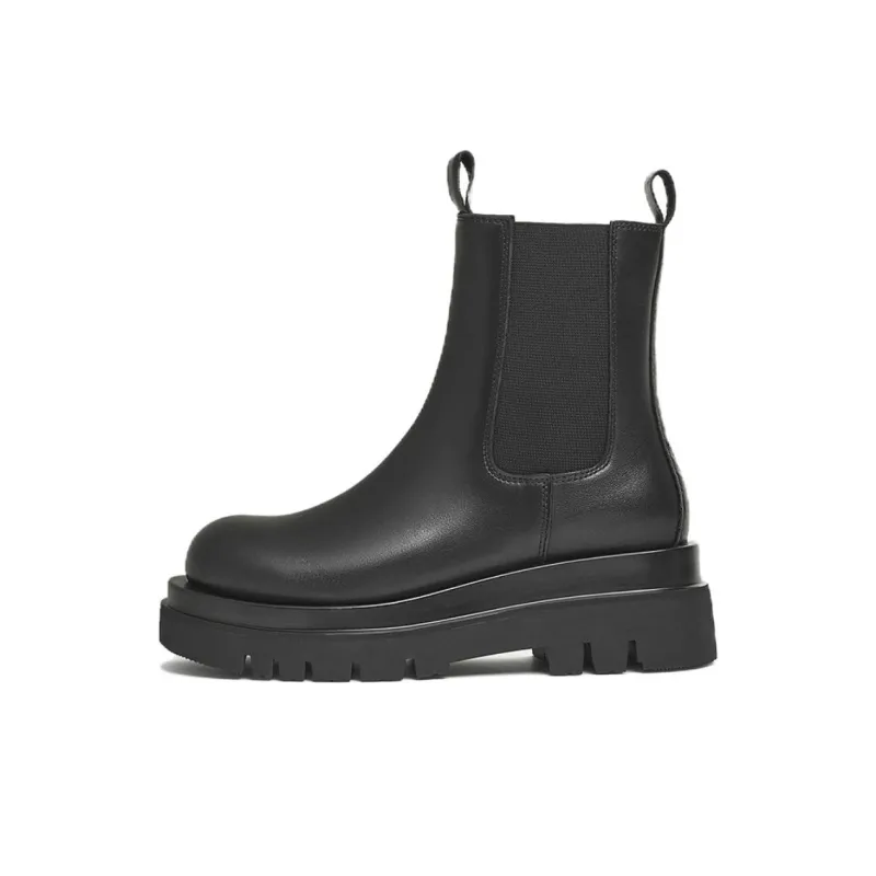 TATA Chelsea Boots Women's Solid Color-0